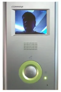 CDV-35H Серебро Commax Цветной TFT монитор видеодомофона 3,5", "hands free", 4-х проводный, 2-х вход-0