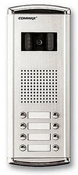 Черно-белая многоквартирная вызывная панель COMMAX DRC-16AB2