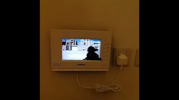 Commax intercomm display monitor test