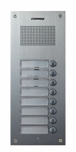 Commax DR-8UM, многоабонентская вызывная панель аудиодомофона на 8 абонентов