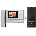 Видеодомофон Commax CDV-35A + вызывная панель DRC-4CPN2 медь