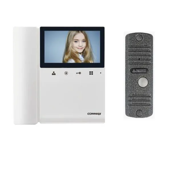Домофон Commax CDV-43K2(White)/AVC305S-0