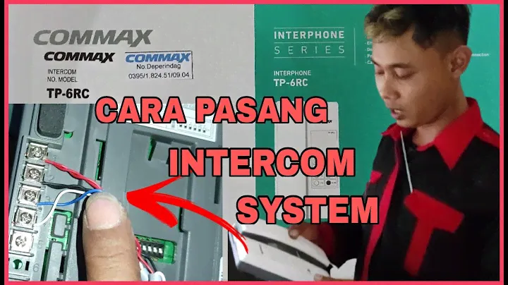 INTERCOM SYSTEM | INTERPHONE COMMAX TP-6RC