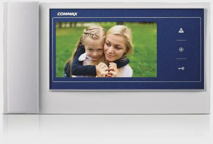 Цветной видеодомофон Commax CDV-70KM (синий) для дома